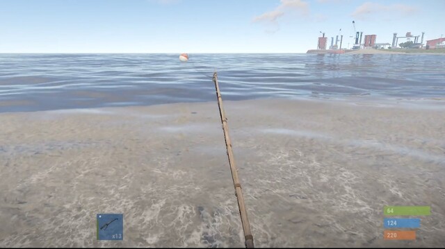 как ловить рыбу rust
