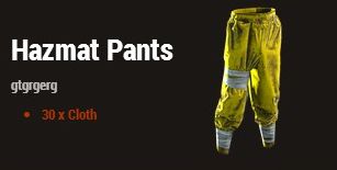 Антирадиационные штаны (Hazmat Pants)