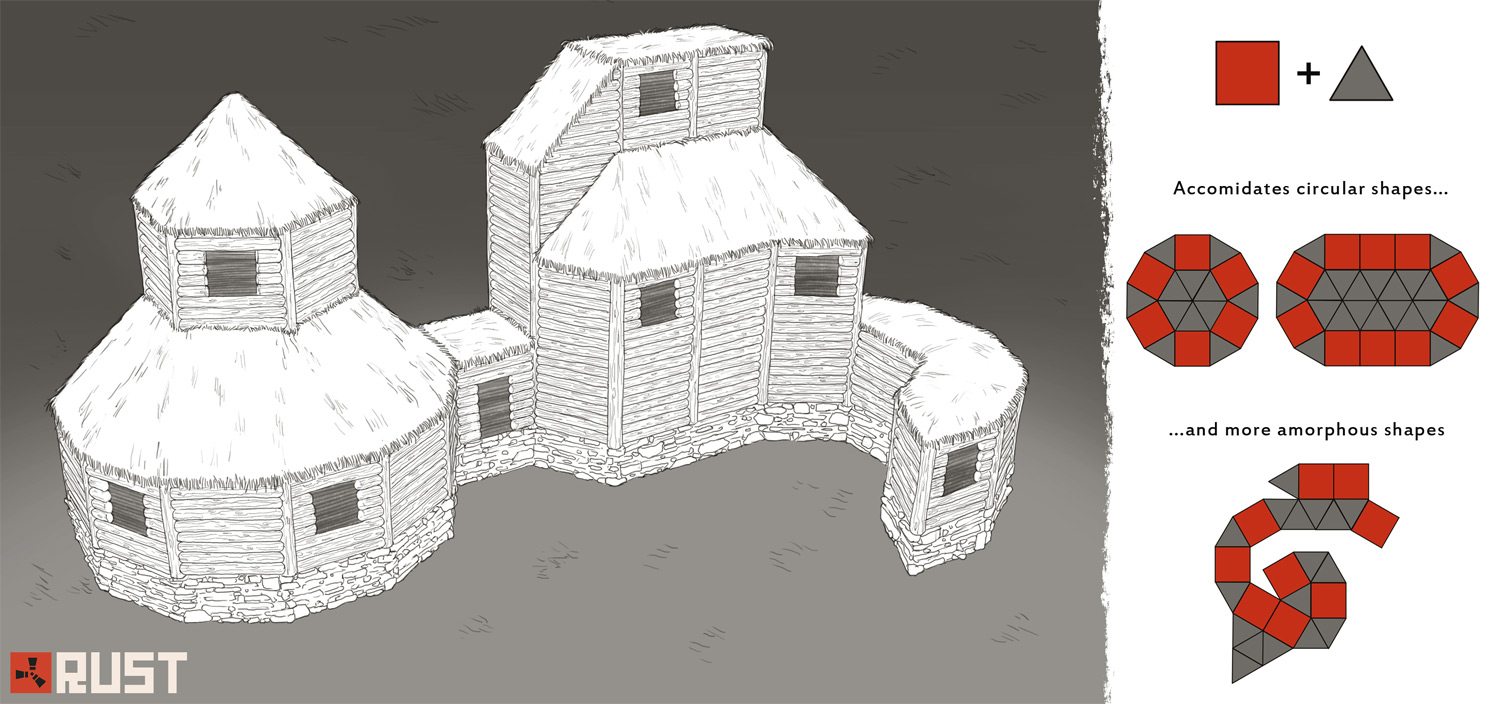 чертежи домов для rust (118) фото