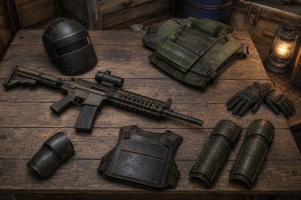 Rust M16A2 Ballistic Armor