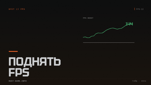Как убрать лаги и поднять FPS в Rust