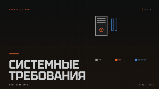 Системные требования Rust: минимальные и рекомендуемые